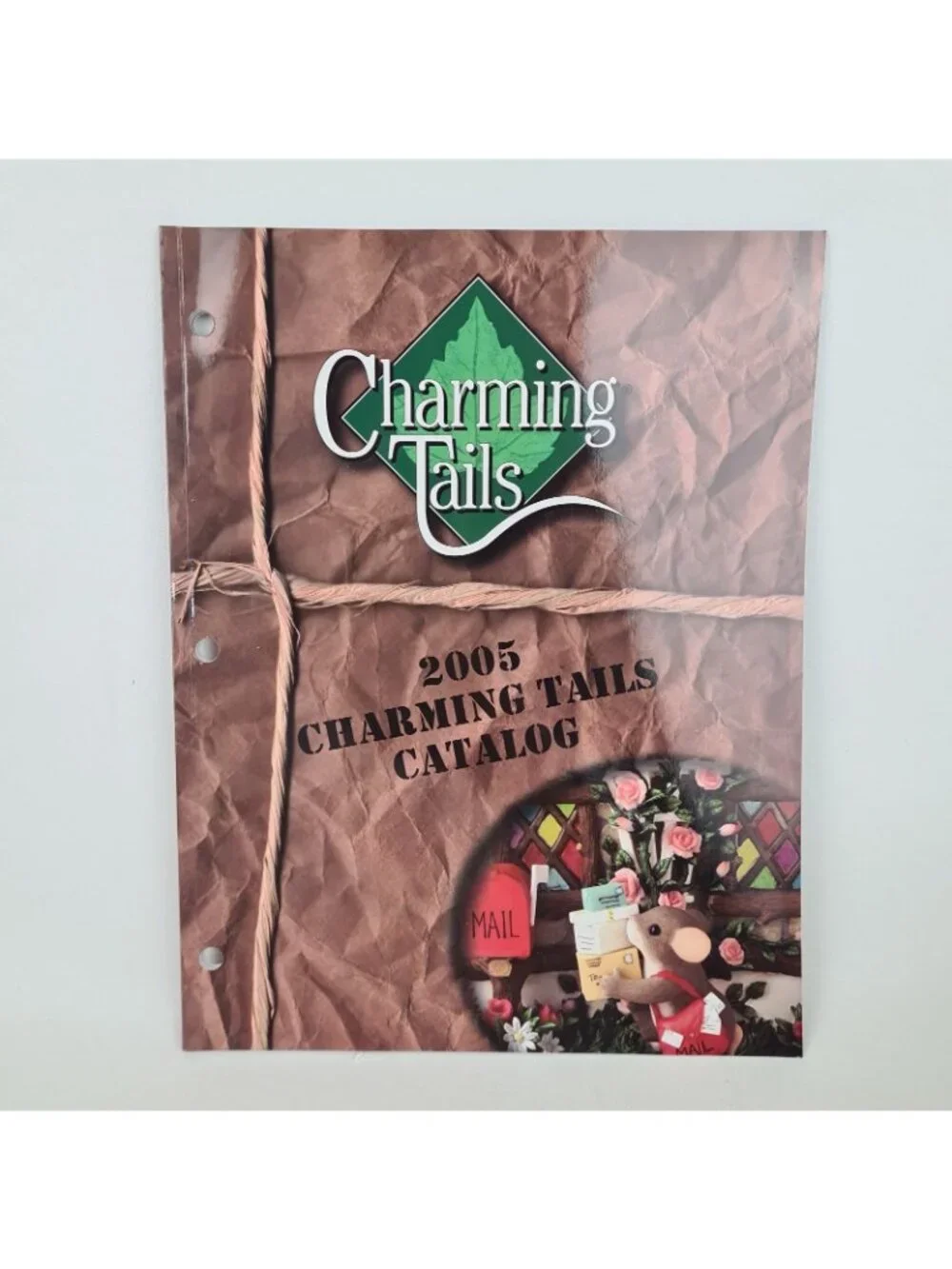 Charming Tails Fitz And Floyd Reaching For A Memory & Mini Curio Cabinet Set